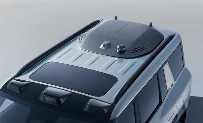 Hộp chứa drone có diện tích 0,29 m2 khi mở với độ dày 21,5 cm. Ảnh: BYD